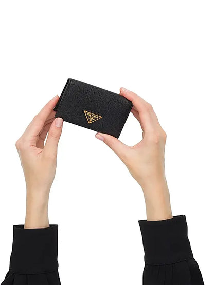 Saffiano Leather Card Holder