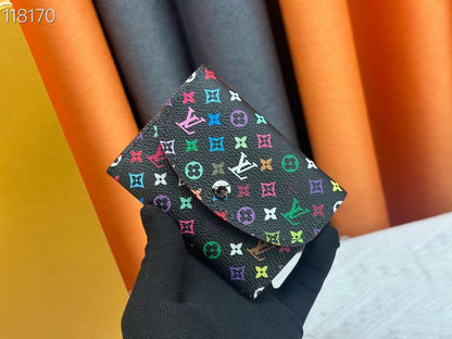 Monogram Canvas & Leather Rosalie Coin Purse for Women