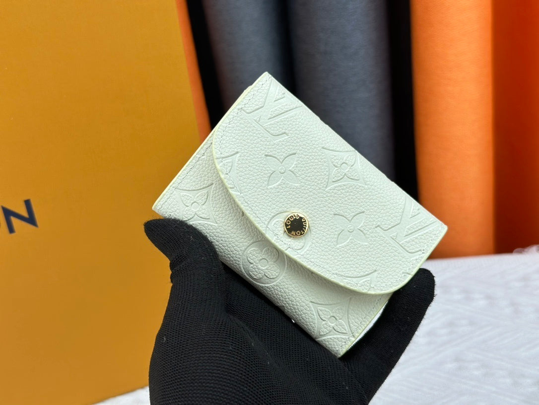 Monogram Canvas & Leather Rosalie Coin Purse for Women