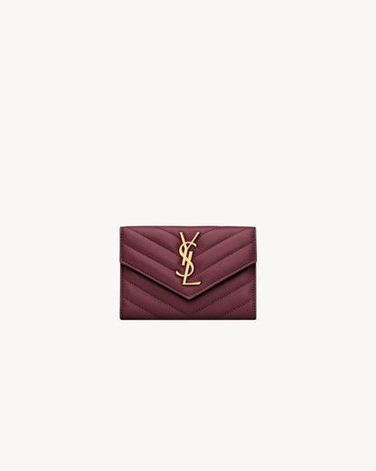 CASSANDRE FRAGMENTS FLAP CARD CASE IN LAMBSKIN