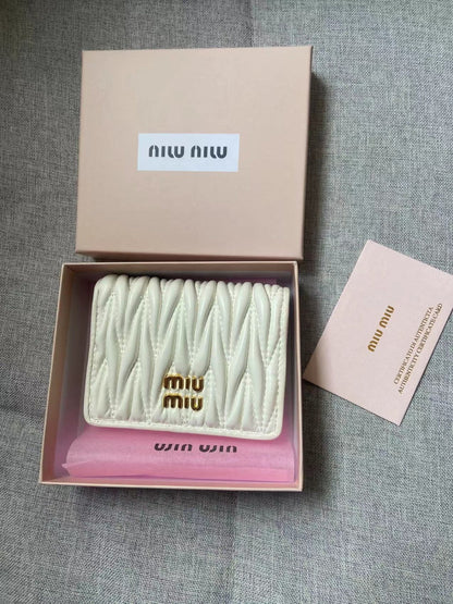 Miu Wallet With Box