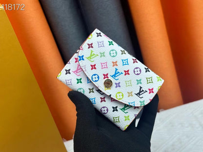 Monogram Canvas & Leather Rosalie Coin Purse for Women