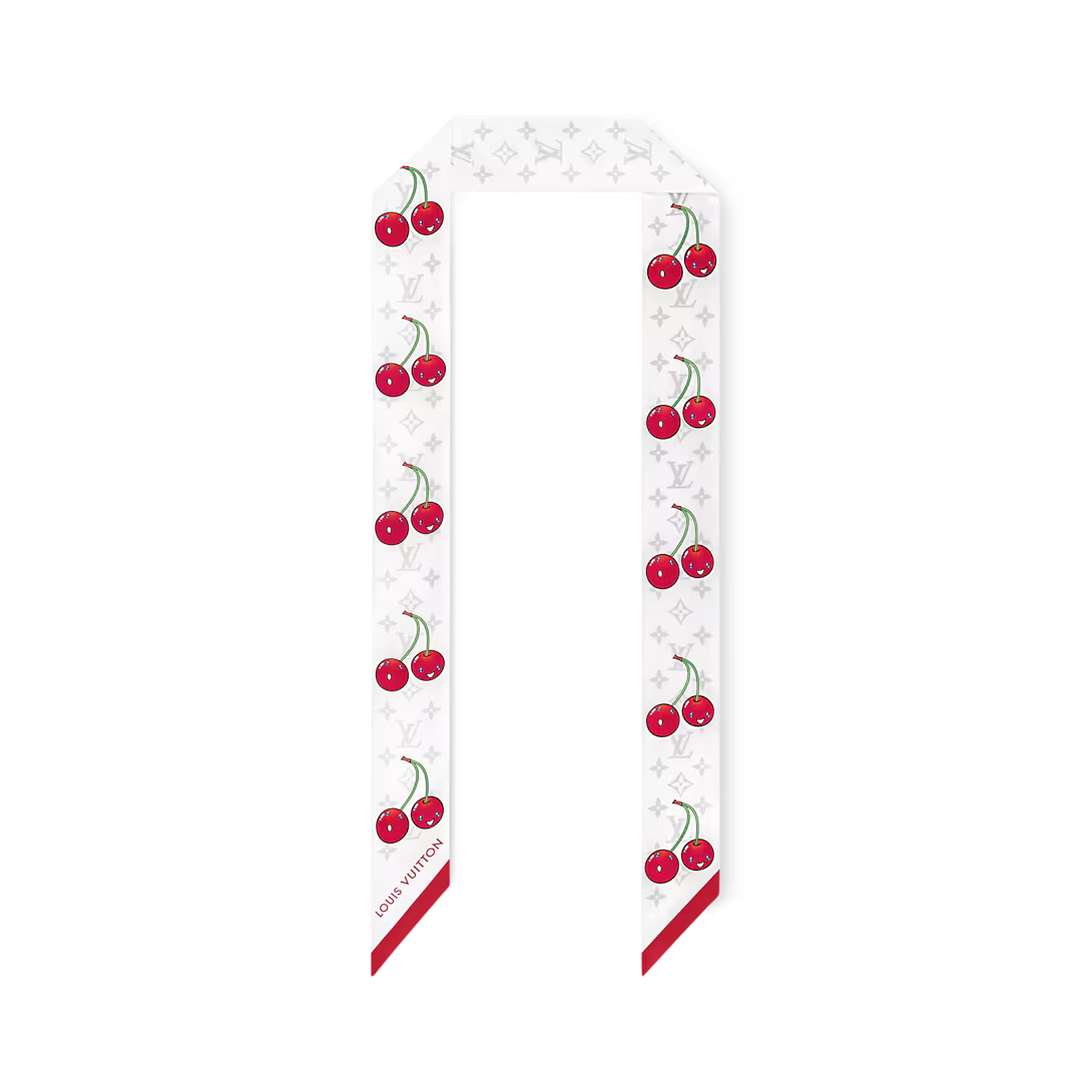 LV x TM Monogram Cerise Bandeau With Box