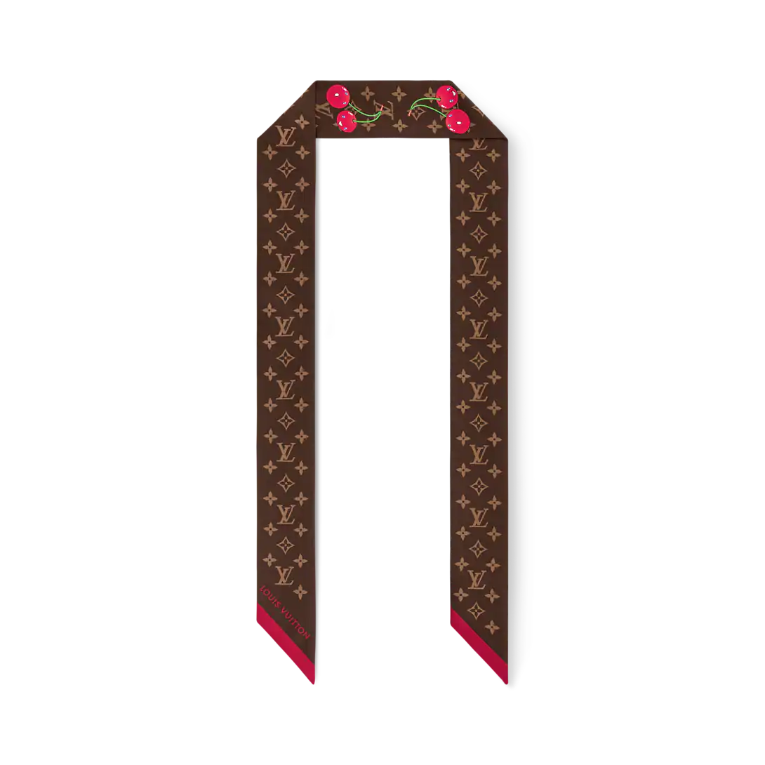 LV x TM Monogram Cerise Bandeau With Box
